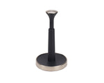 Push & Tear Kitchen Roll Holder for Easy Tearing Off (maximum Height of the Kitchen Roll of 24cm), Grey - Image 1
