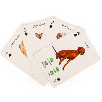 Kikkerland Traditional Dog Playing Cards - Image 1