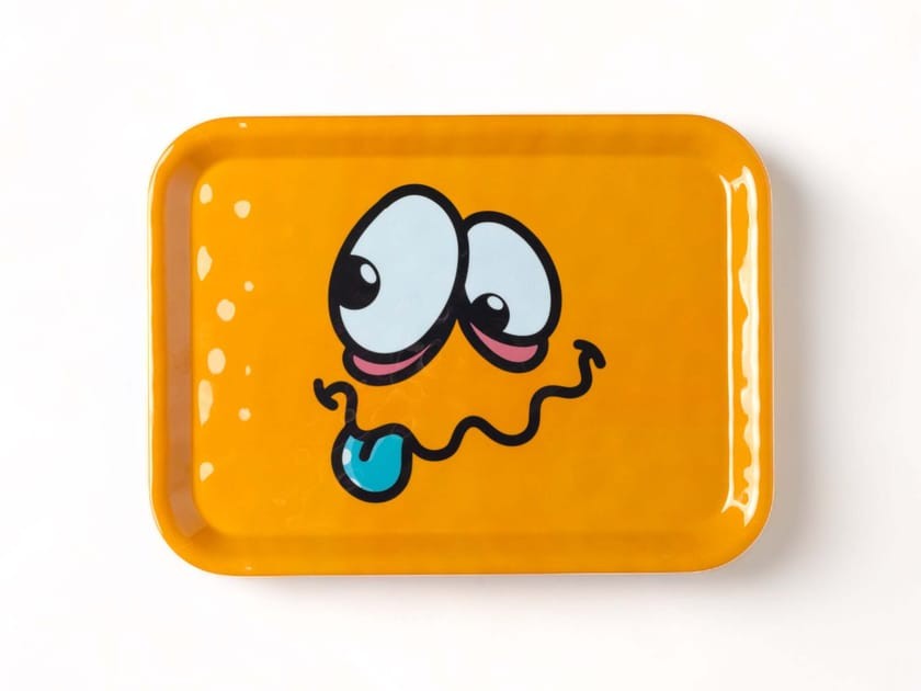 Gianni Rectangular Melamine Serving Tray - Image 1