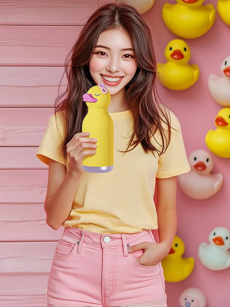 ASOBU YelLow Duck Water Bottle 460ml Insulated Bottle - Image 2