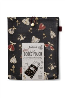 Bookaroo Books & Stuff Pouch - Moths - Image 1