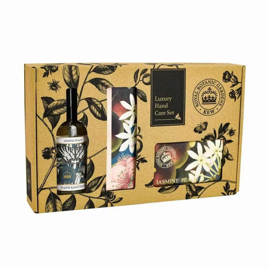The English Soap Company Jasmine & Peach Hand Care Gift Set, 3pcs - Image 1