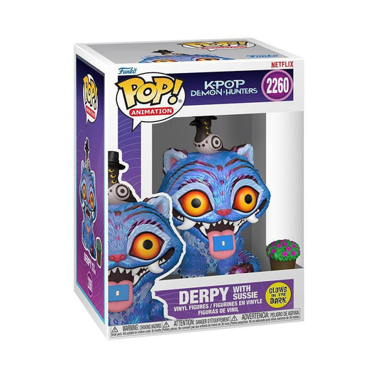 Funko POP! Animation: KPop Demon Hunters Derpy with Sussie and Plant Glow-in-the-Dark - Image 2