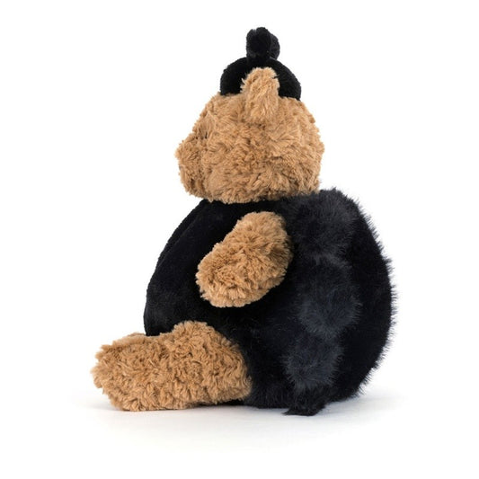 Jellycat Bartholomew Bear Spider in Brown/Black - Image 2