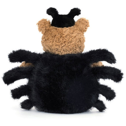 Jellycat Bartholomew Bear Spider in Brown/Black - Image 3