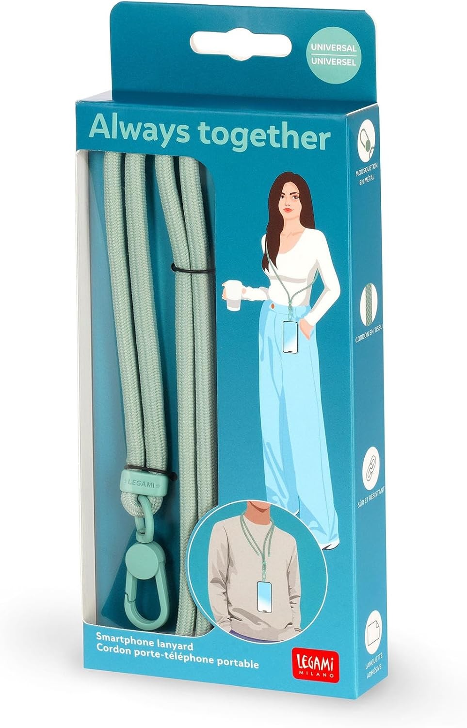 Milk & Mint Smartphone Lanyard - Always Together - Image 4