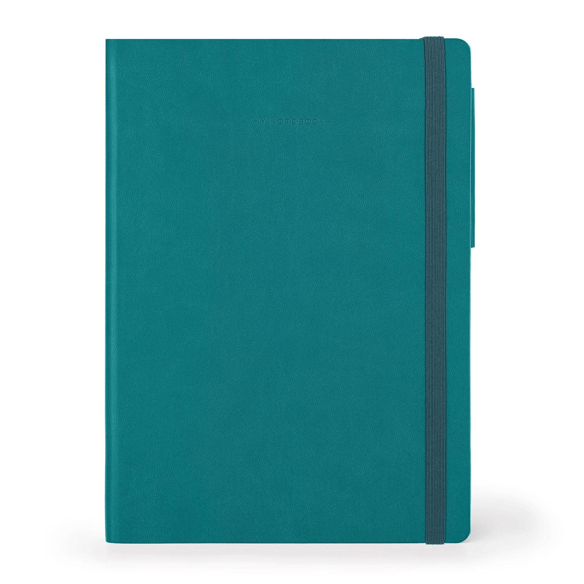 My Notebook Large - Blank Pages, Malachite Green - Image 1