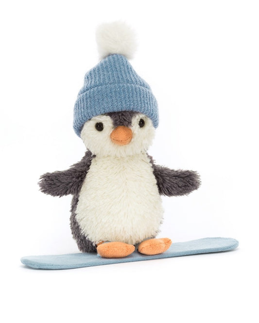 Jellycat Peanut Penguin Snowboarding Plush - Image 1