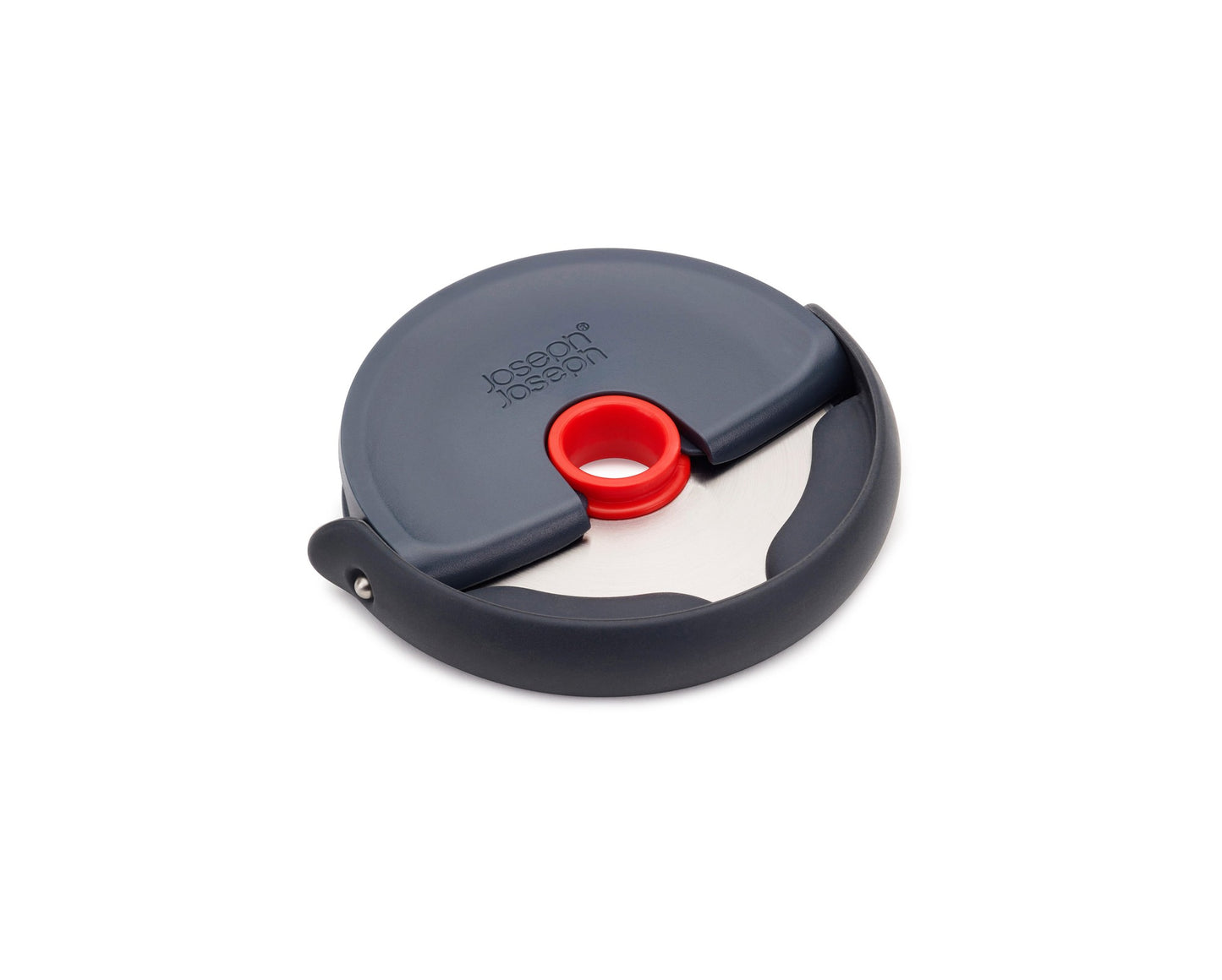 Disc Easy-Clean Pizza Wheel, Pizza Cutter - Gray/ Red - Image 1