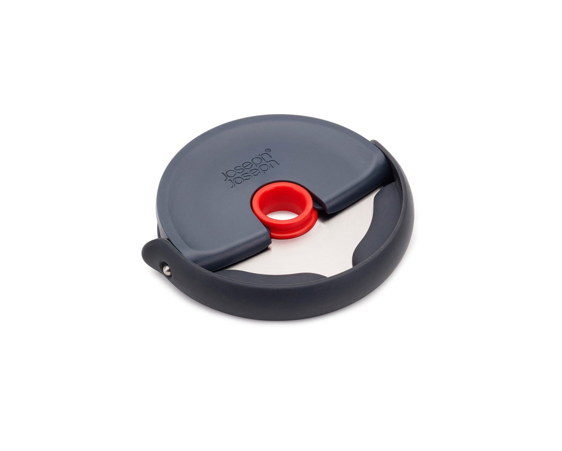 Disc Easy-Clean Pizza Wheel, Pizza Cutter - Gray/ Red - Image 1