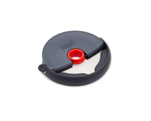 Disc Easy-Clean Pizza Wheel, Pizza Cutter - Gray/ Red - Image 1