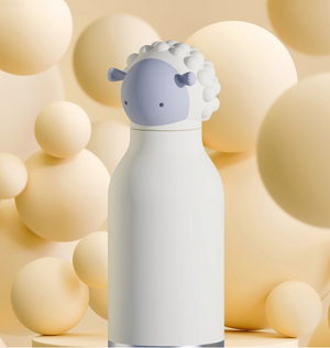 Bestie Bottle 16 Oz. White Sheep Stainless Steel Insulated Water Bottle - Image 3