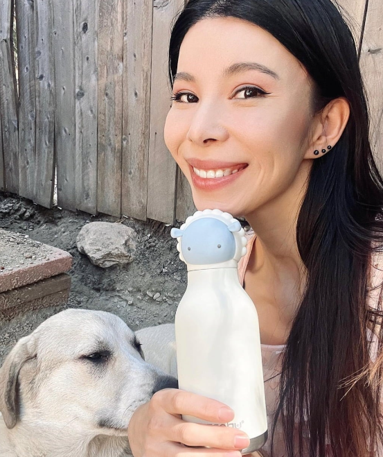 Bestie Bottle 16 Oz. White Sheep Stainless Steel Insulated Water Bottle - Image 4