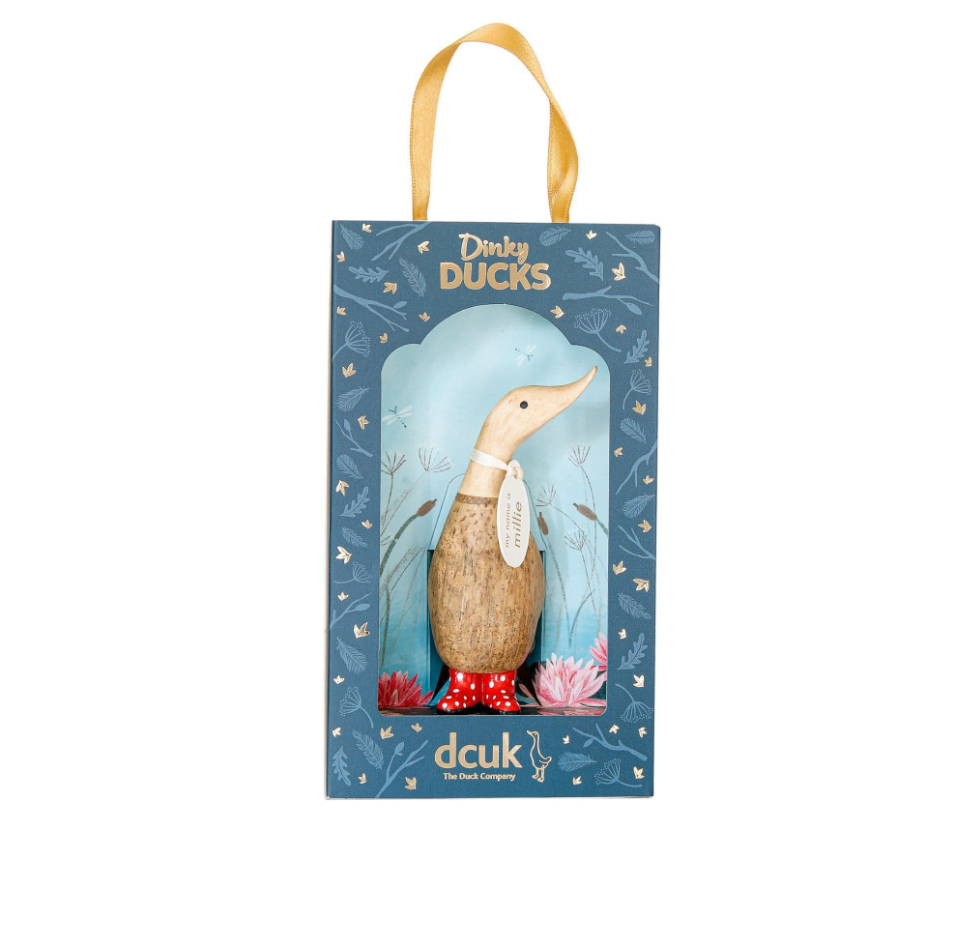DCUK Dinky Duck Boxed Spotty Wellies Various Colours - Image 2