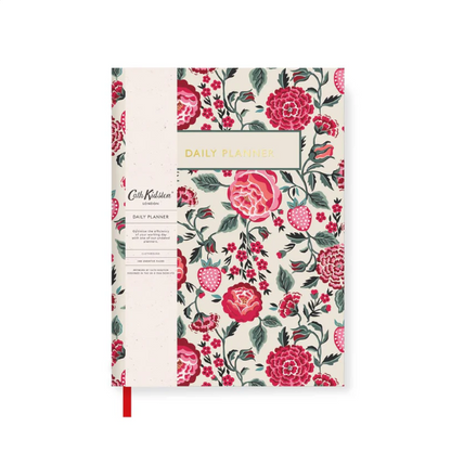 Cath Kidston A5 Daily Planner Undated - Daily to Do List Planner - 288 Pages, Hourly Schedule Planner, Notes Page - Cath Kidston Diary 2024 A5 for New - Image 1