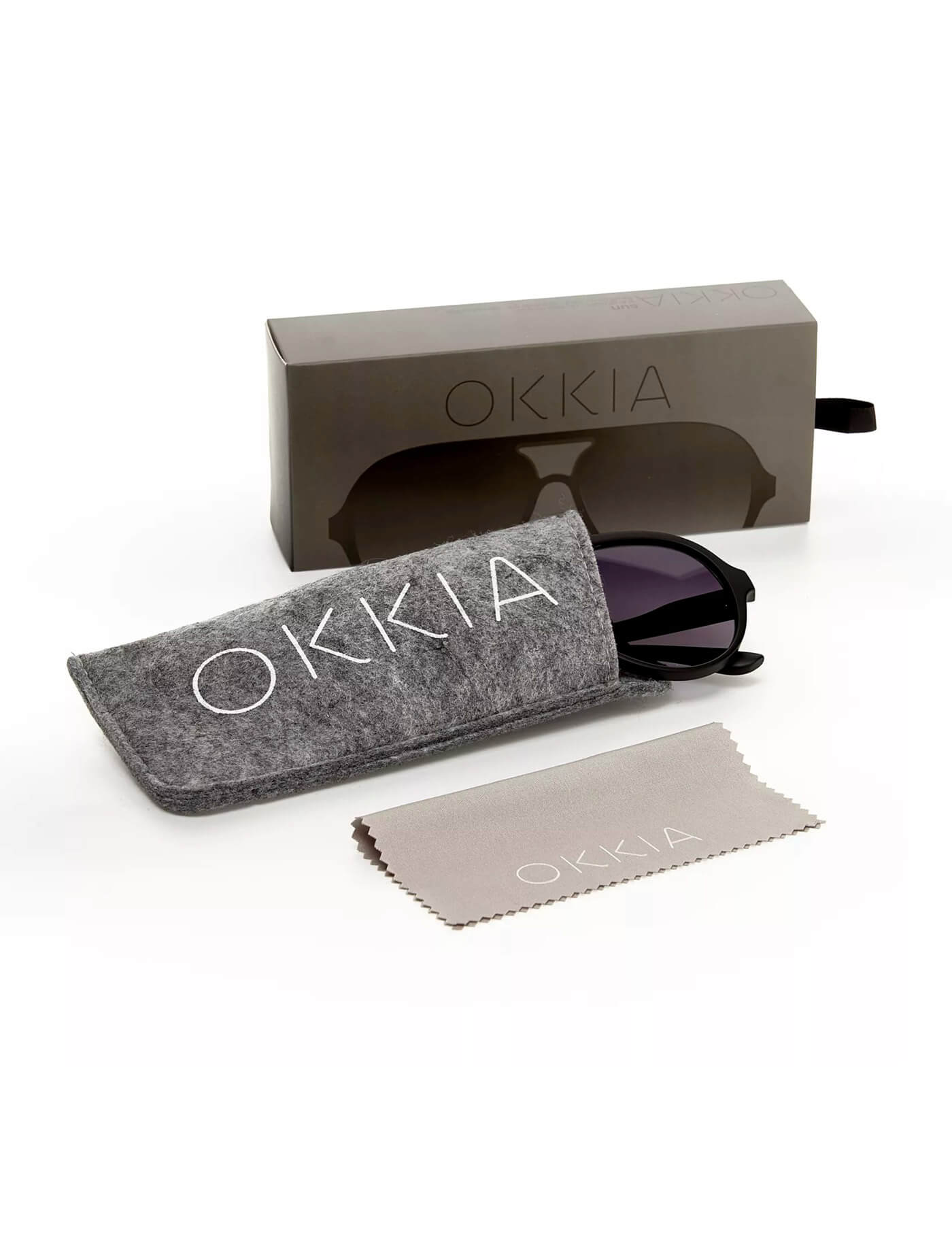 Okkia Alessio Unisex Sunglasses OK021-BK - Image 4