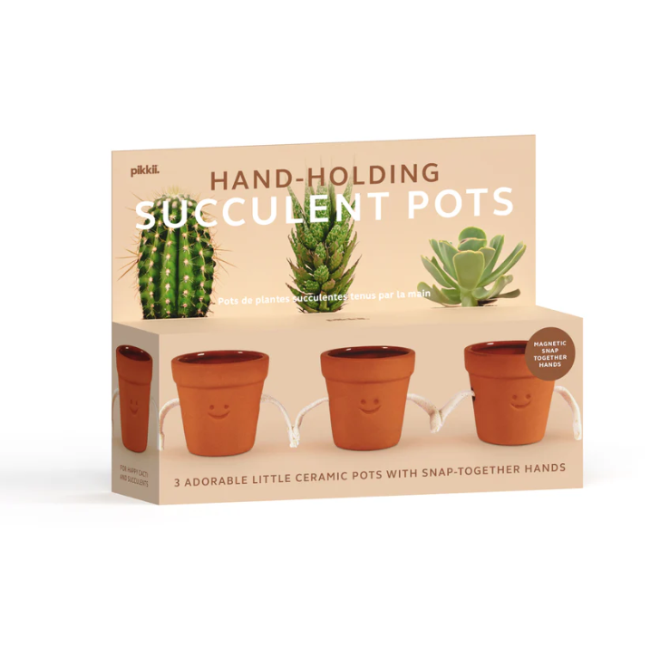 Hand-Holding Succulent Pots Plant Pots - Image 1