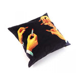 Large Lipstick Graphic Cushion - Image 1