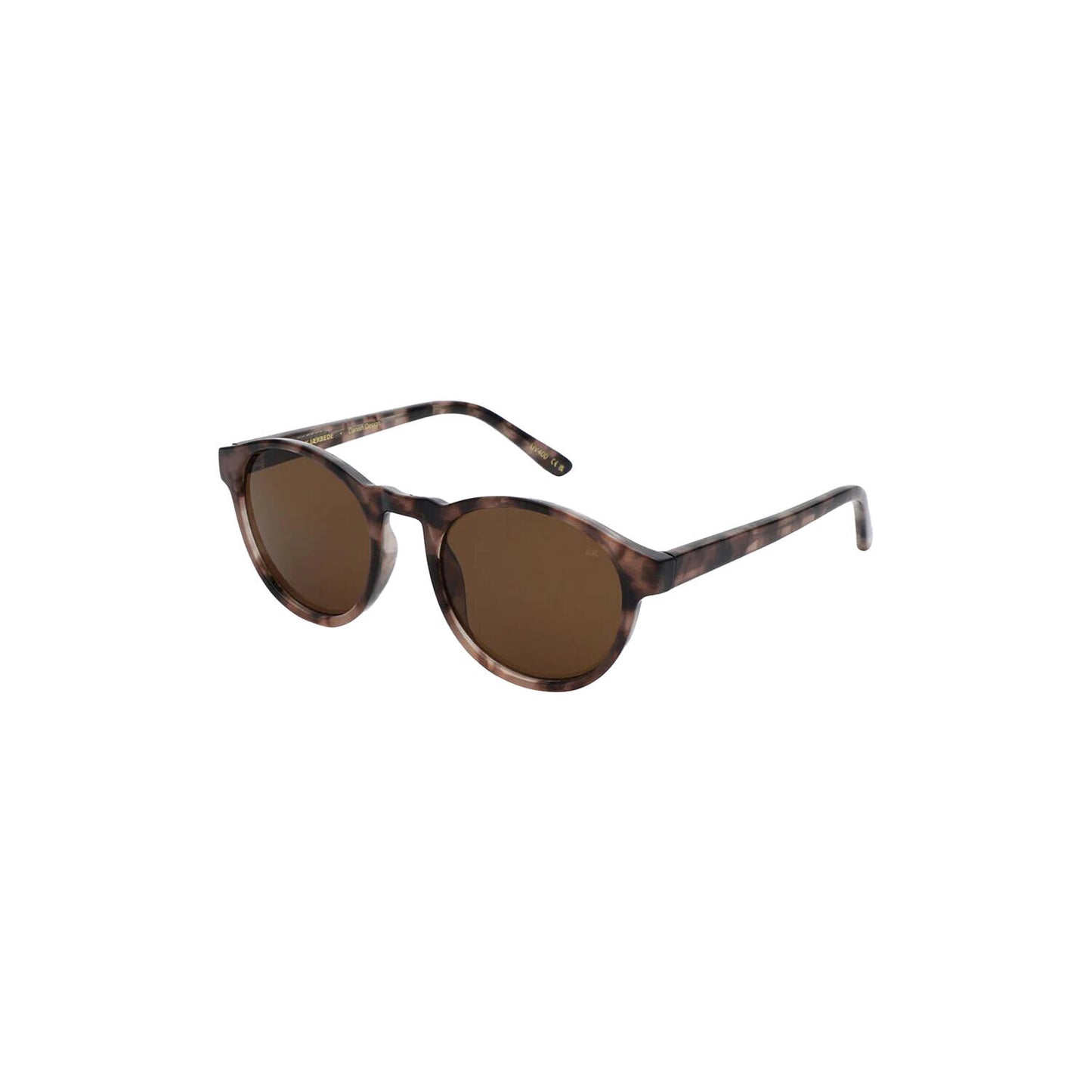 A. Kjaerbede Marvin Round Sunglasses in Light Tortoise-Brown - Image 1