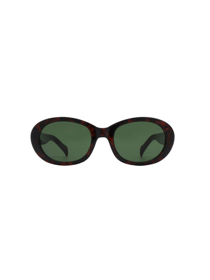 A. Kjaerbede Anma Round Sunglasses in Demi Tortoise-Brown - Image 2
