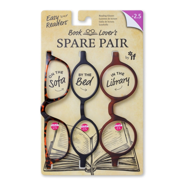 Easy Readers - Book Lover's Spare Pair +2.5 - Image 1