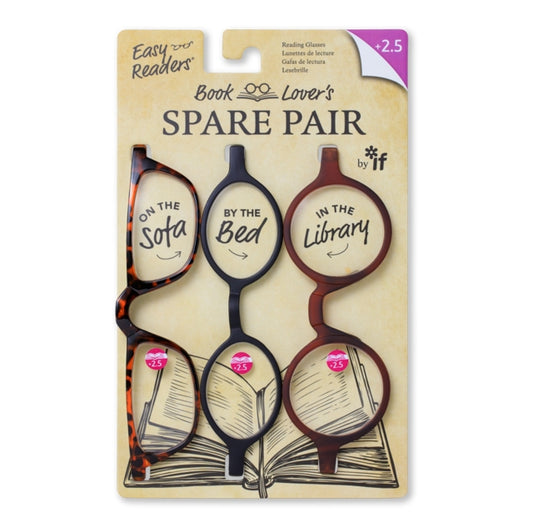 Easy Readers - Book Lover's Spare Pair +2.5 - Image 1