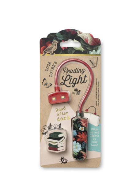 Book Lover's Reading Light - Dark Floral - Image 1