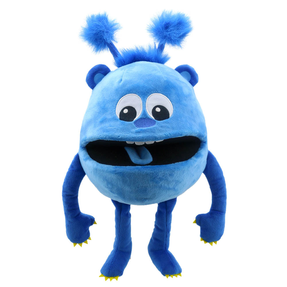 Baby Monster Blue Puppet - Image 1