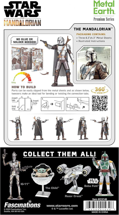 Metal Earth the Mandalorian 3D Metal Model Kit - Image 2