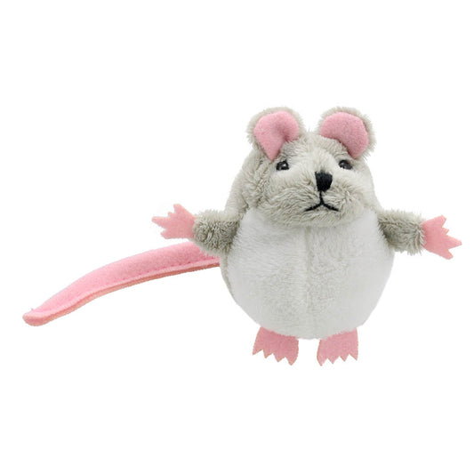 Mouse (Grey) Soft Toy Finger Puppet - Image 1
