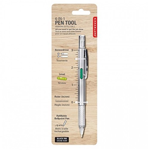 KIKKERLAND® 4-in-1 Pen Tool Black / Silver - Image 1