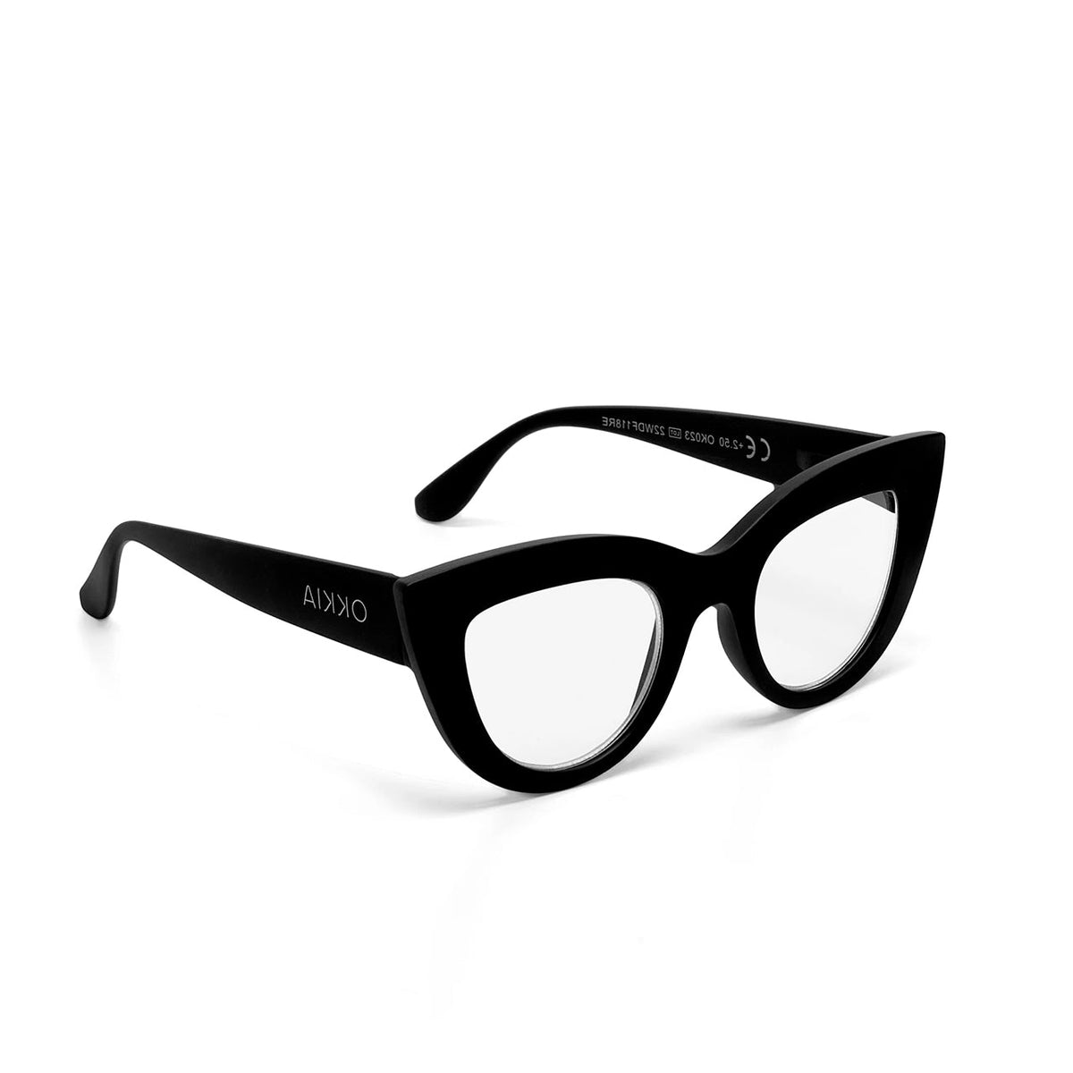 Okkia Claudia Reading Glasses - Black +2.50 - image 2