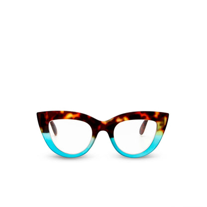 Okkia Claudia Reading Glasses - Havana Blue +1.50 - image 3