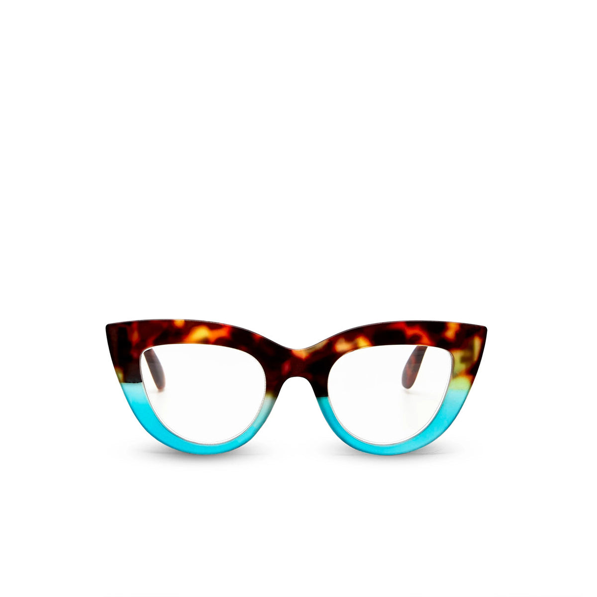 Okkia Claudia Reading Glasses - Havana Blue +2.00 - image 3