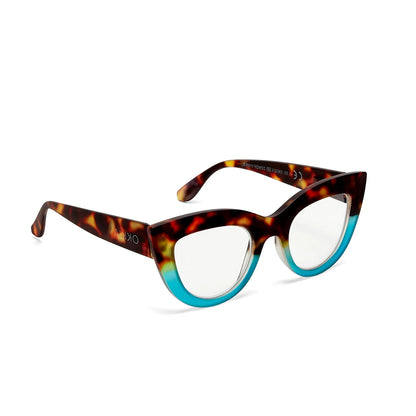 Okkia Claudia Reading Glasses - Havana Blue +2.00 - image 2
