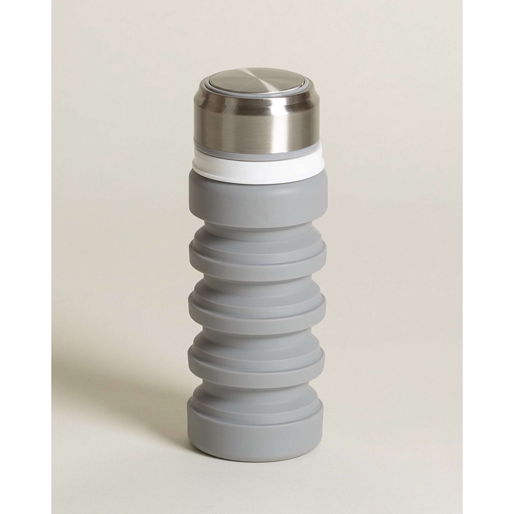 Grey Collapsible Water Bottle - Image 1