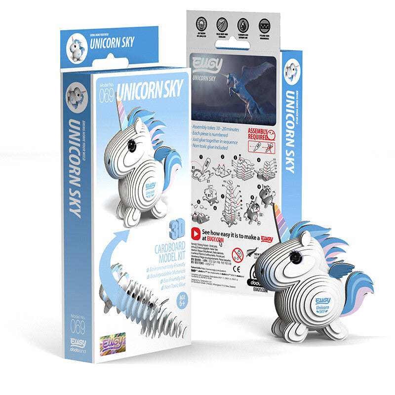 Eugy 3D Model Kit | Unicorn Sky