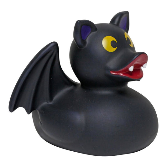 Lilalu Black Bat Rubber Duck Bathtime Toy - Image 1