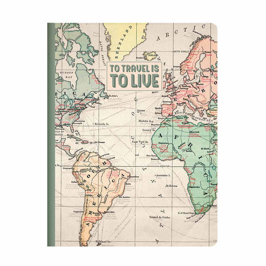 Foglio B5 Notebook with Stripes Multicoloured - Travel - Image 1