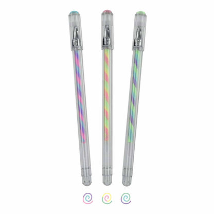 Multicoloured Gel Pens - Twist, Set of 3 - Image 1