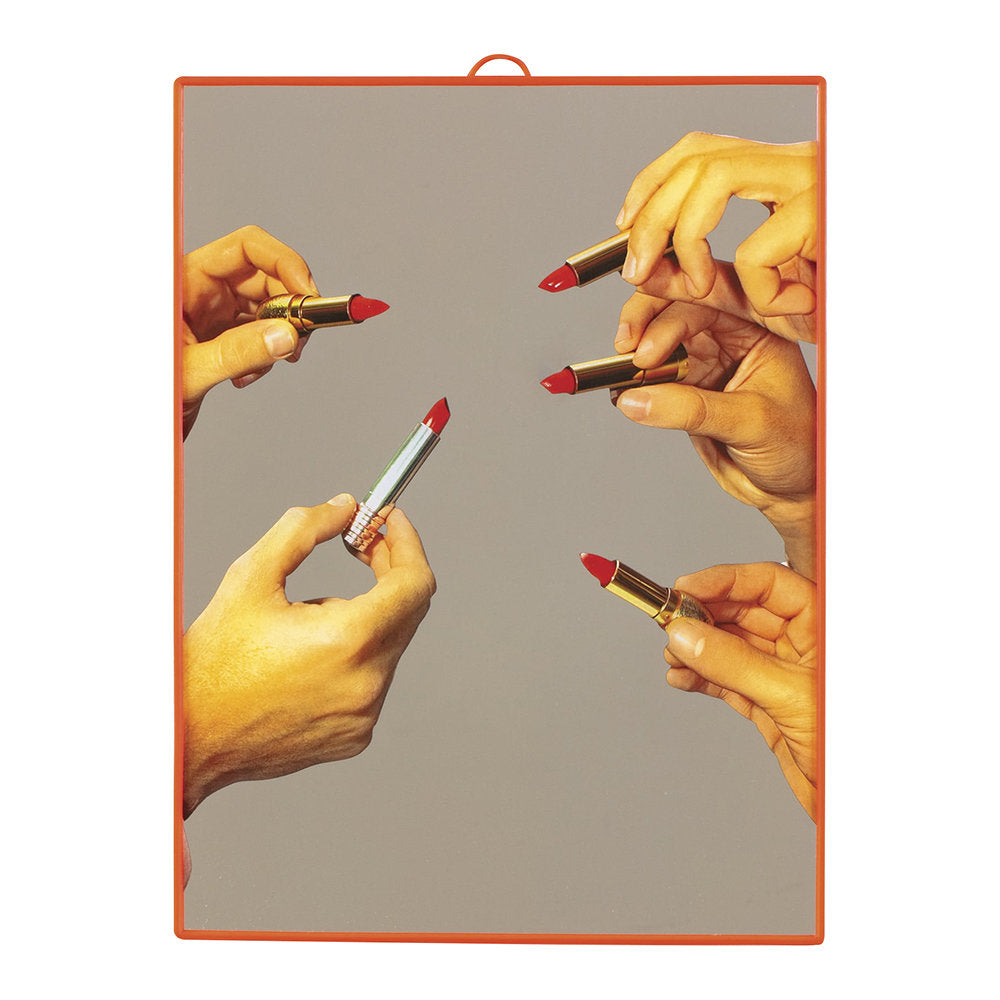 Lipsticks Framed Wall-mounted Plastic Mirror - Image 1