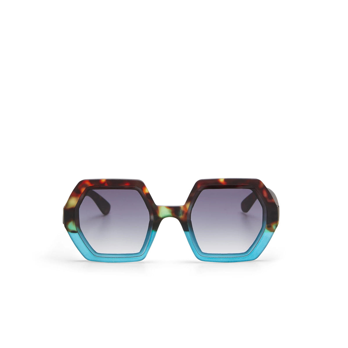 Okkia Emma Sunglasses - Havana Blue - image 3