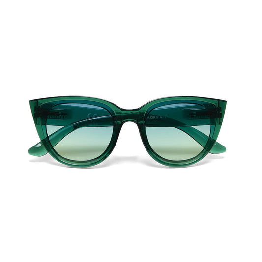 Okkia Silvia Sunglasses - Transparent Green