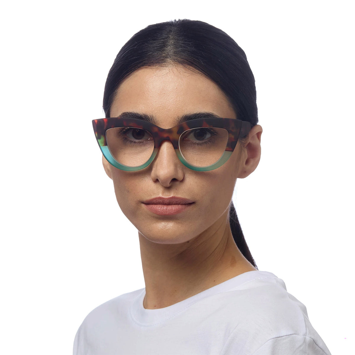 Okkia Claudia Reading Glasses - Havana Blue +1.50 - image 5