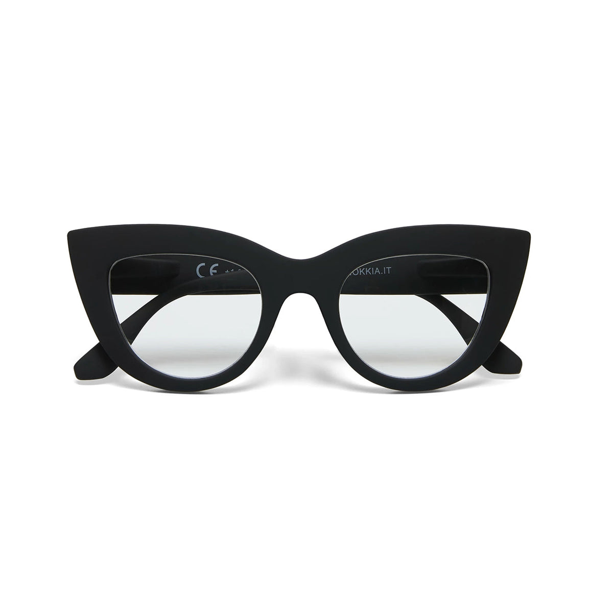 Okkia Claudia Reading Glasses - Black +2.00