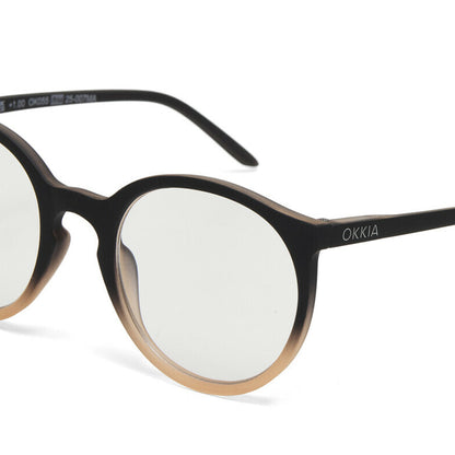 Okkia Bologna Reading Glasses - Black Pink +2.50 - image 4