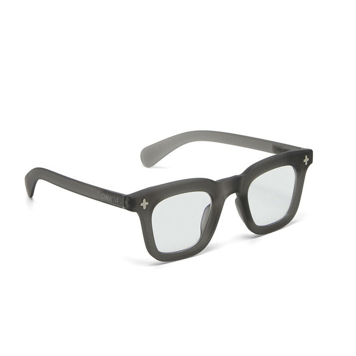 Okkia Firenze Reading Glasses - Transparent Grey +2.50 - image 3