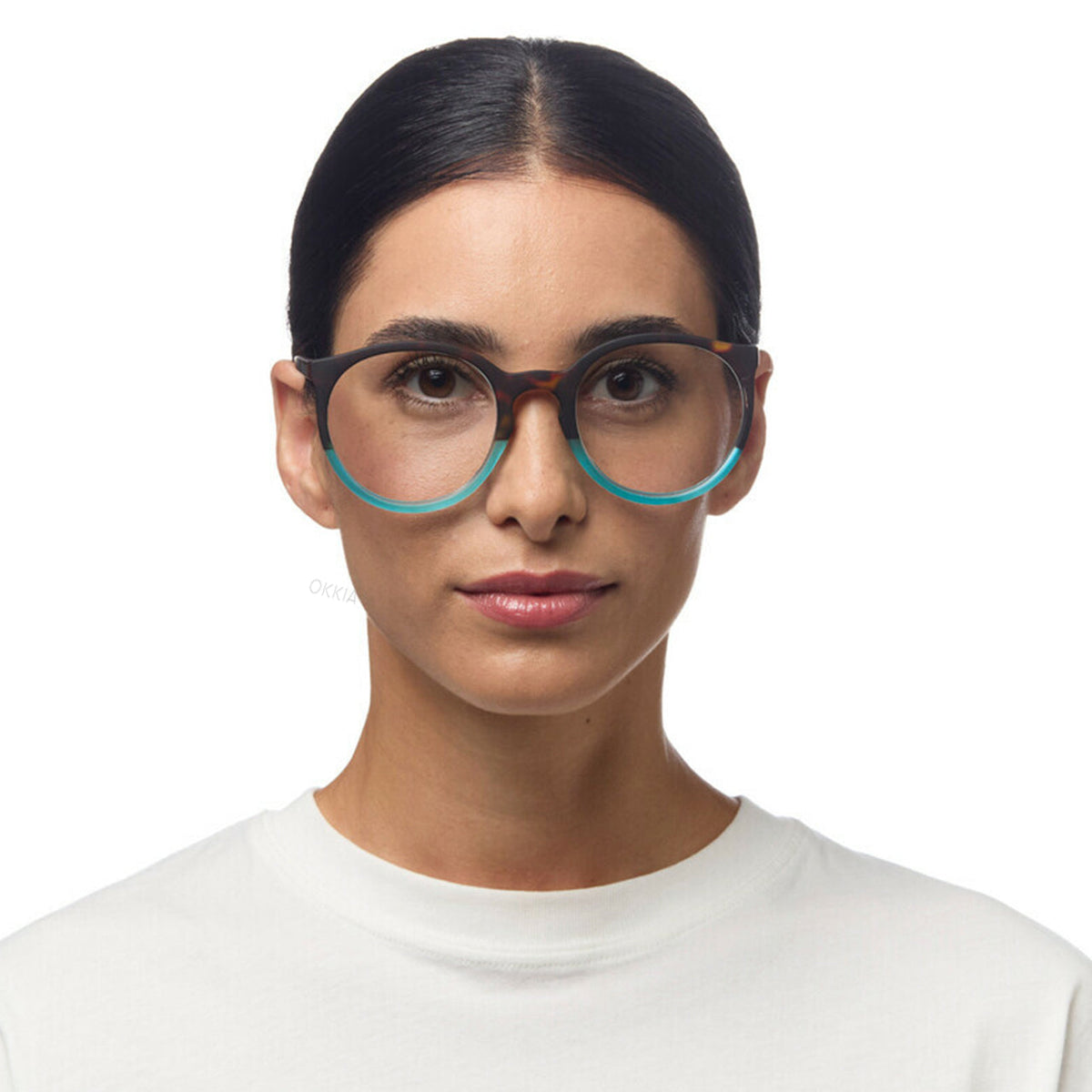 Okkia Bologna Reading Glasses - Havana Blue +3.00 - image 4