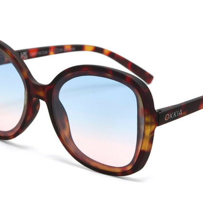 Okkia Anna Sunglasses - Black with Blue/Pink Lenses - image 4