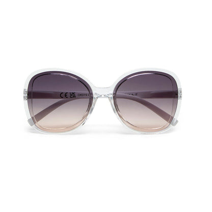 Okkia Anna Sunglasses - Clear with Black Lenses